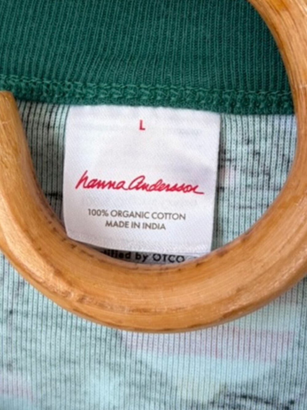 Hanna Andersson Long John Pajama Set In Delightful Decorations Pattern Large - Picture 8 of 10